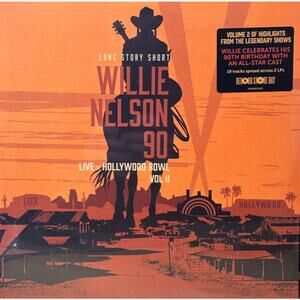 🏷️ NWT Willie Nelson 90 Long Story Short Live at the Hollywood Bowl RSD Record